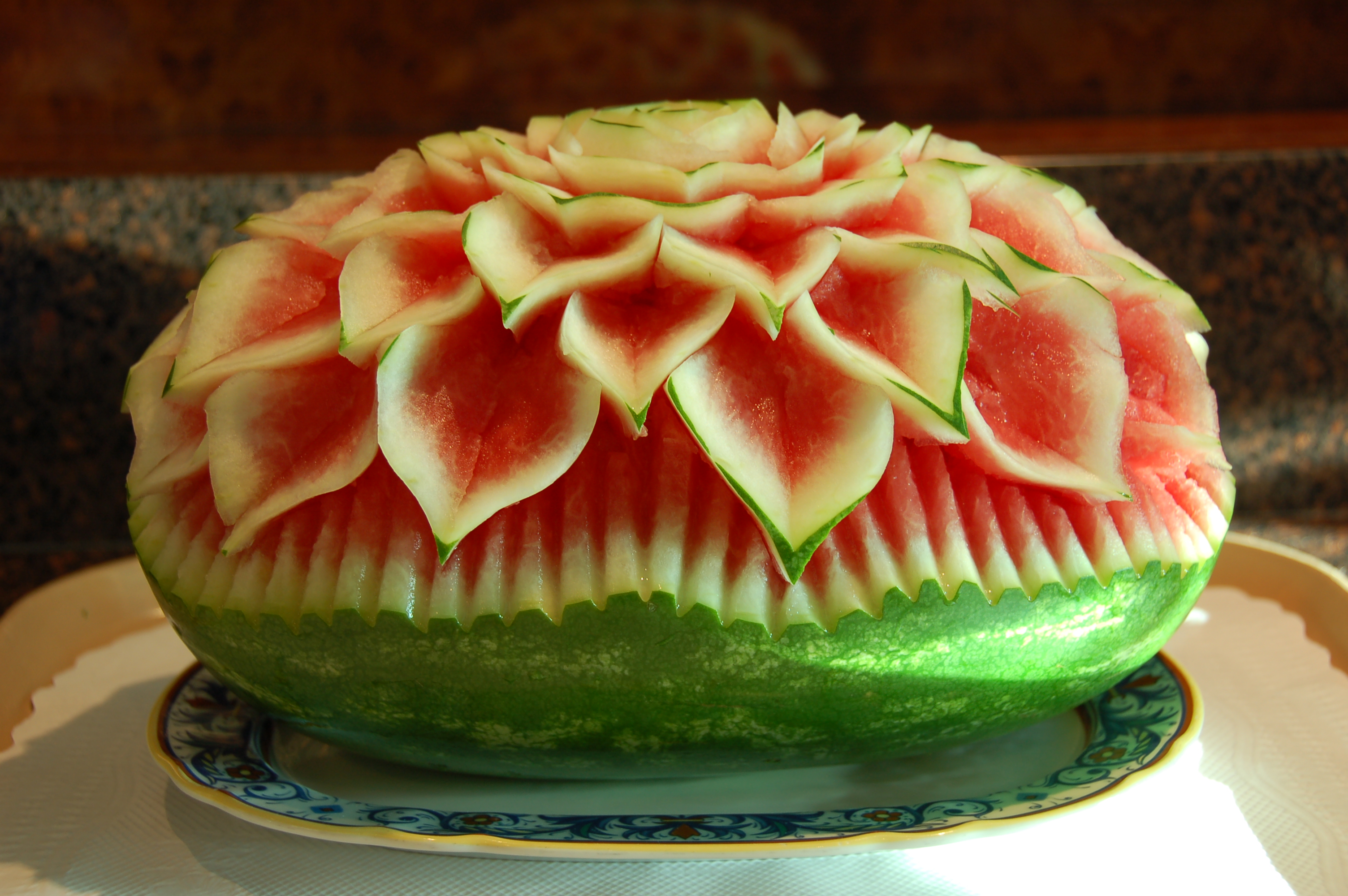 easy fruit carving ideas